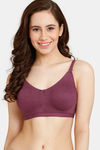 Rosaline Cyber Grove Everyday Double Layered Non Wired 3/4th Coverage T-Shirt Bra (Pack of 2) - Multicolor — thumbnail 2